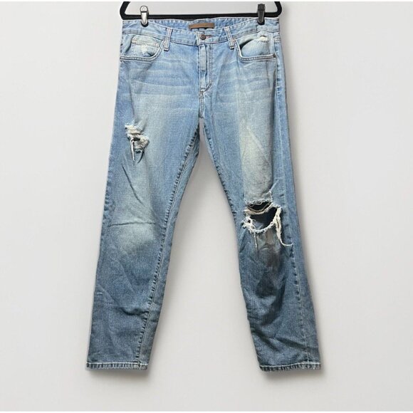 Joes Jeans Women 30 Billie Ankle Distressed‎ Ripped Light Wash Mid Rise Faded - Picture 1 of 8